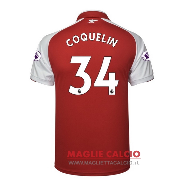 nuova maglietta arsenal 2017-2018 coquelin 34 prima